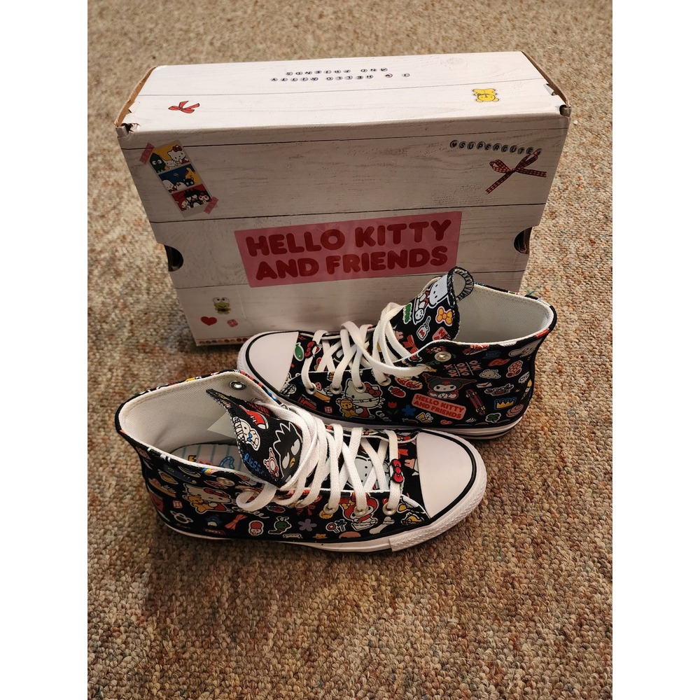 Converse Chuck Taylor Hello Kitty Friends Hi Men 5.5 Women 7.5 W/ Box A20332C